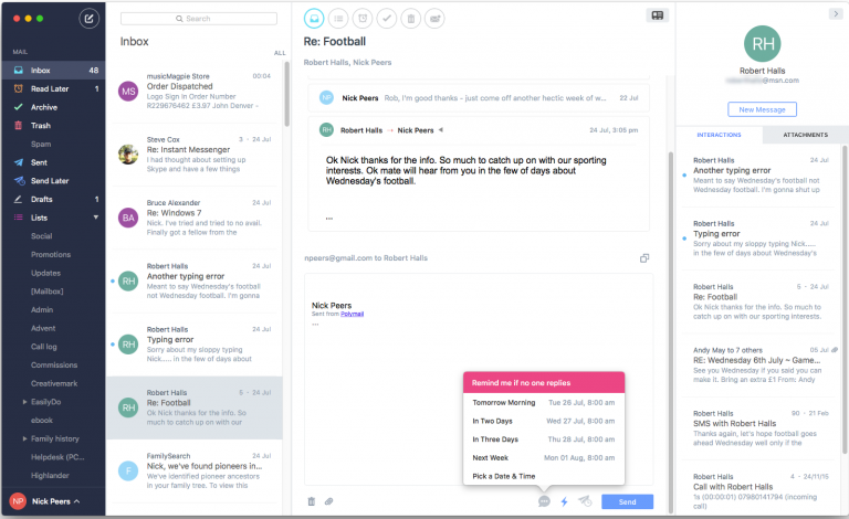 best new email client for mac